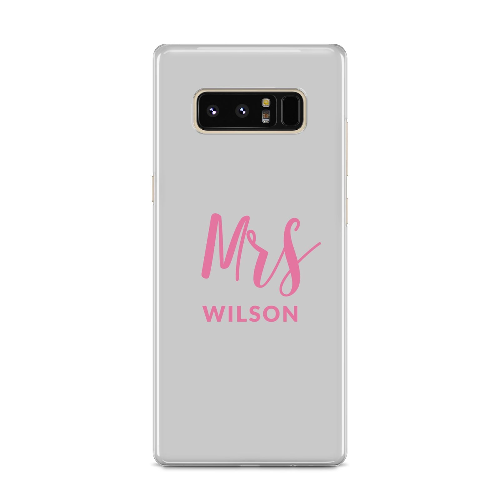 Personalised Mrs Couple Samsung Galaxy S8 Case