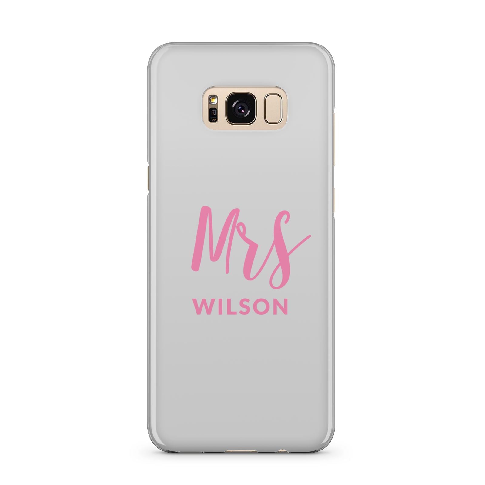 Personalised Mrs Couple Samsung Galaxy S8 Plus Case
