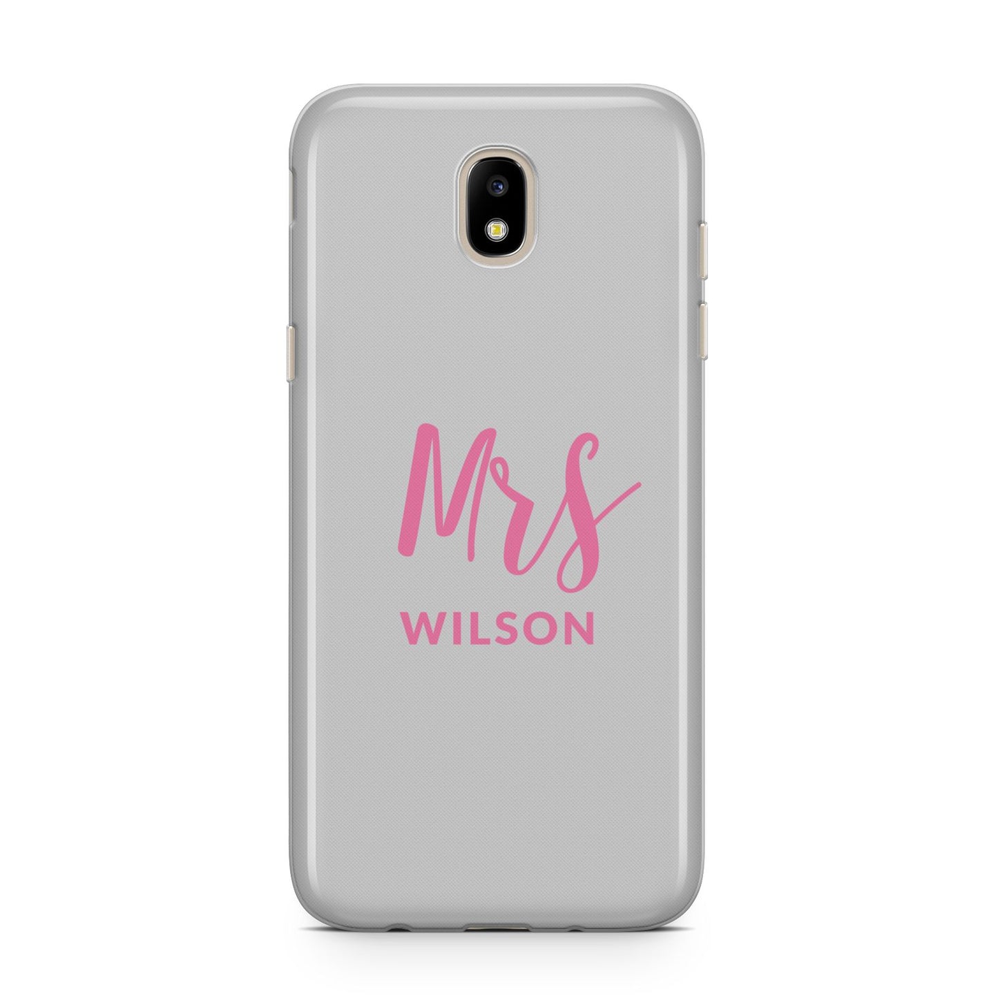 Personalised Mrs Couple Samsung J5 2017 Case