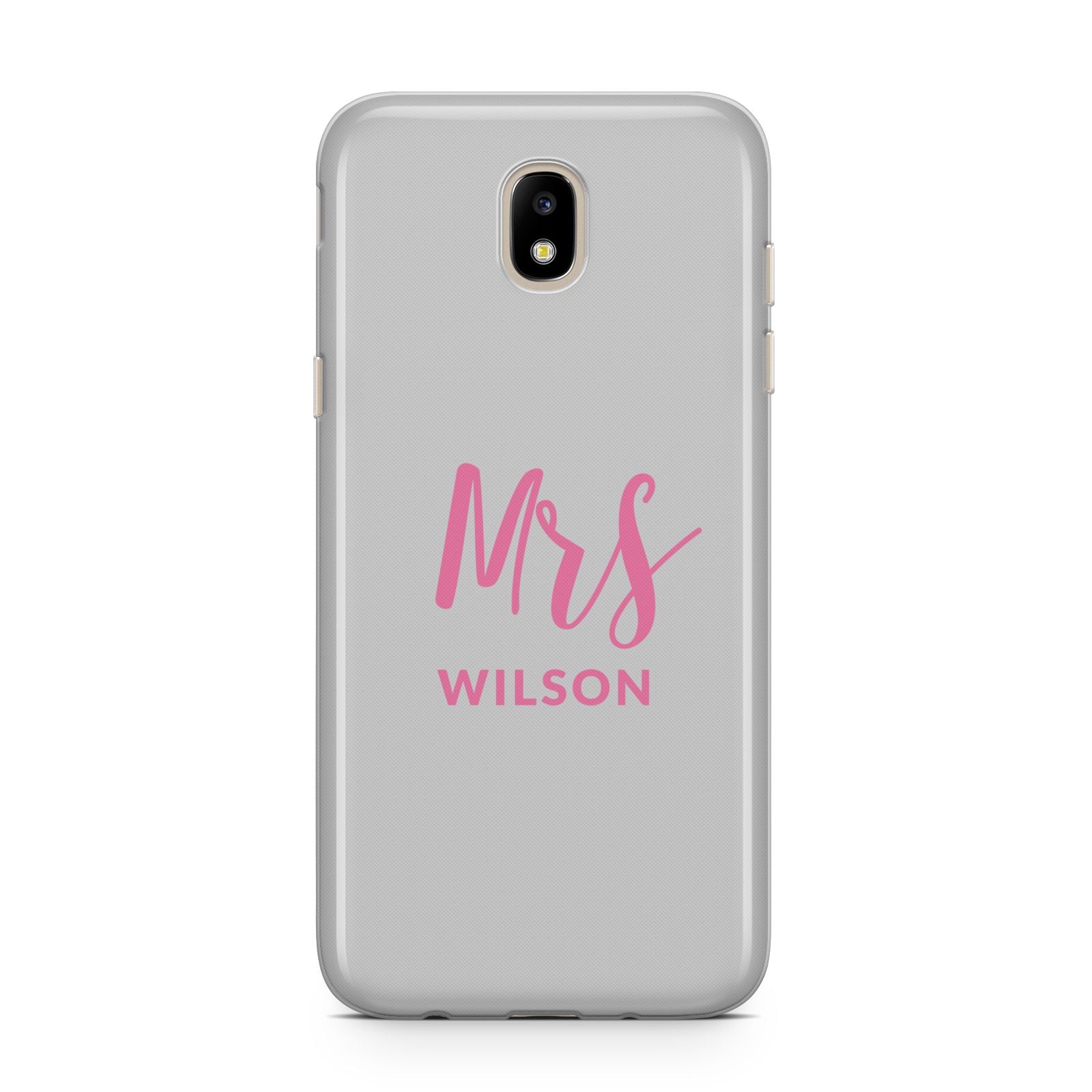 Personalised Mrs Couple Samsung J5 2017 Case