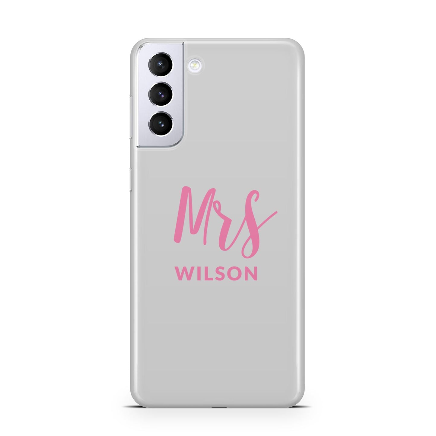 Personalised Mrs Couple Samsung S21 Plus Phone Case