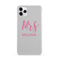 Personalised Mrs Couple iPhone 11 Pro Max 3D Snap Case