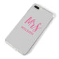 Personalised Mrs Couple iPhone 8 Plus Bumper Case on Silver iPhone Alternative Image