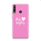 Personalised Mrs Huawei P40 Lite E Phone Case