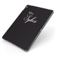 Personalised Mrs Or Mr Bride Apple iPad Case on Grey iPad Side View