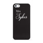 Personalised Mrs Or Mr Bride Apple iPhone 5 Case