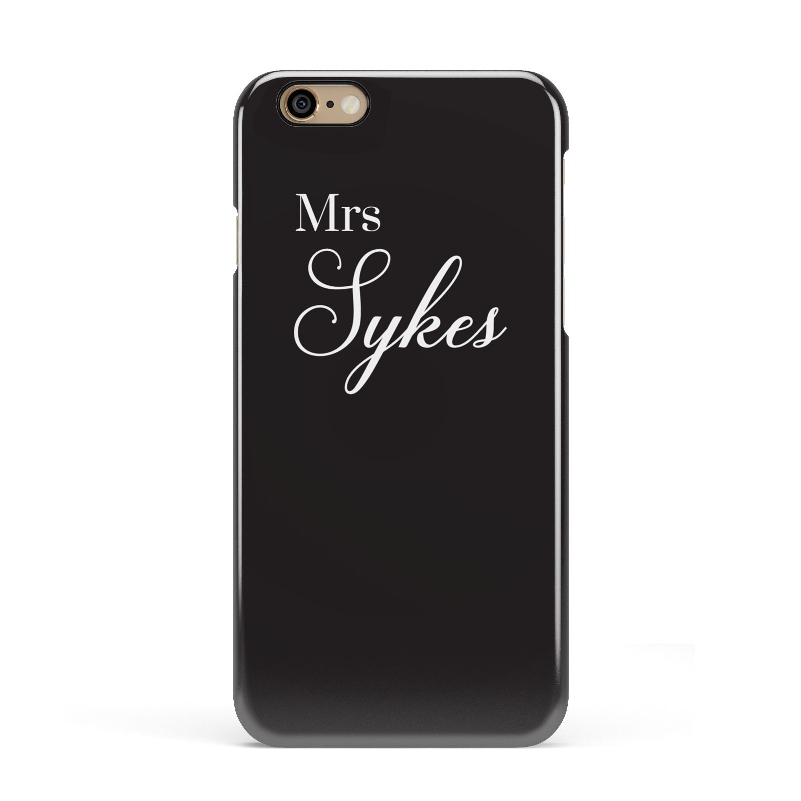 Personalised Mrs Or Mr Bride Apple iPhone 6 3D Snap Case