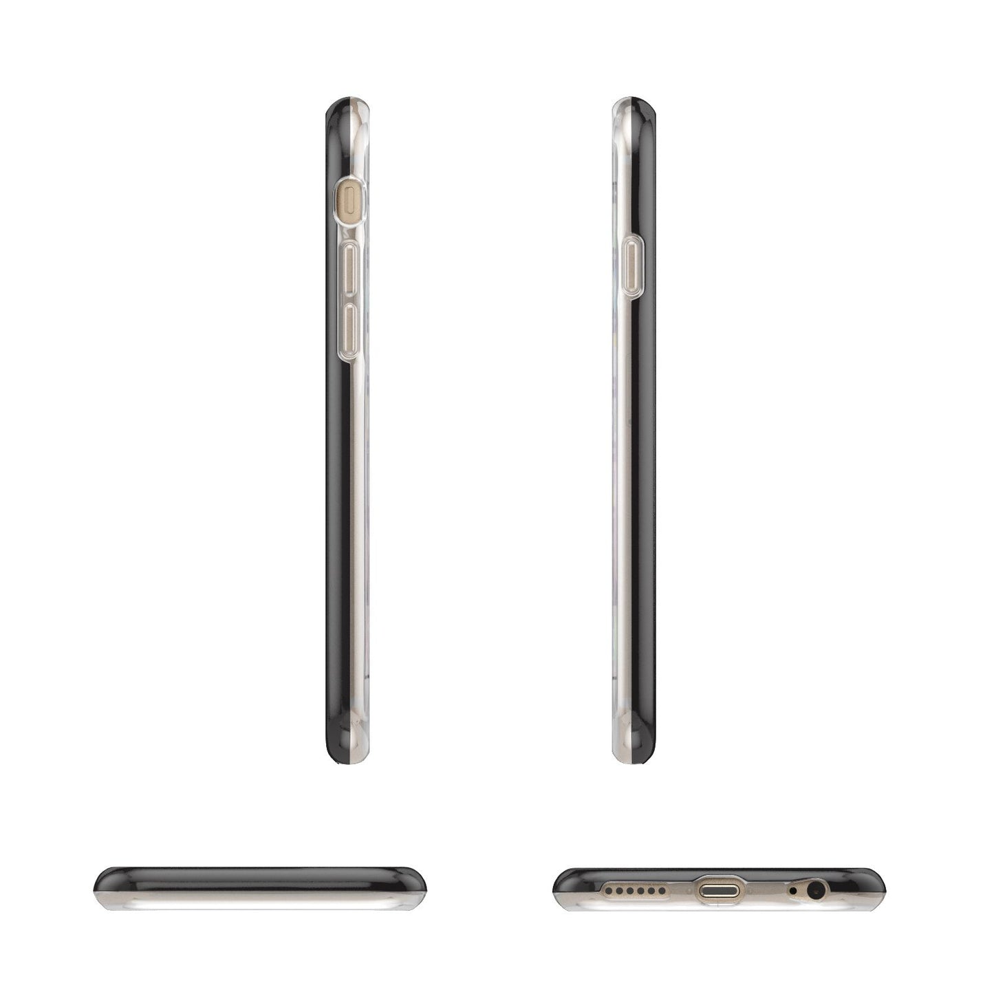 Personalised Mrs Or Mr Bride Apple iPhone 6 3D Wrap Tough Case Alternative Image Angles