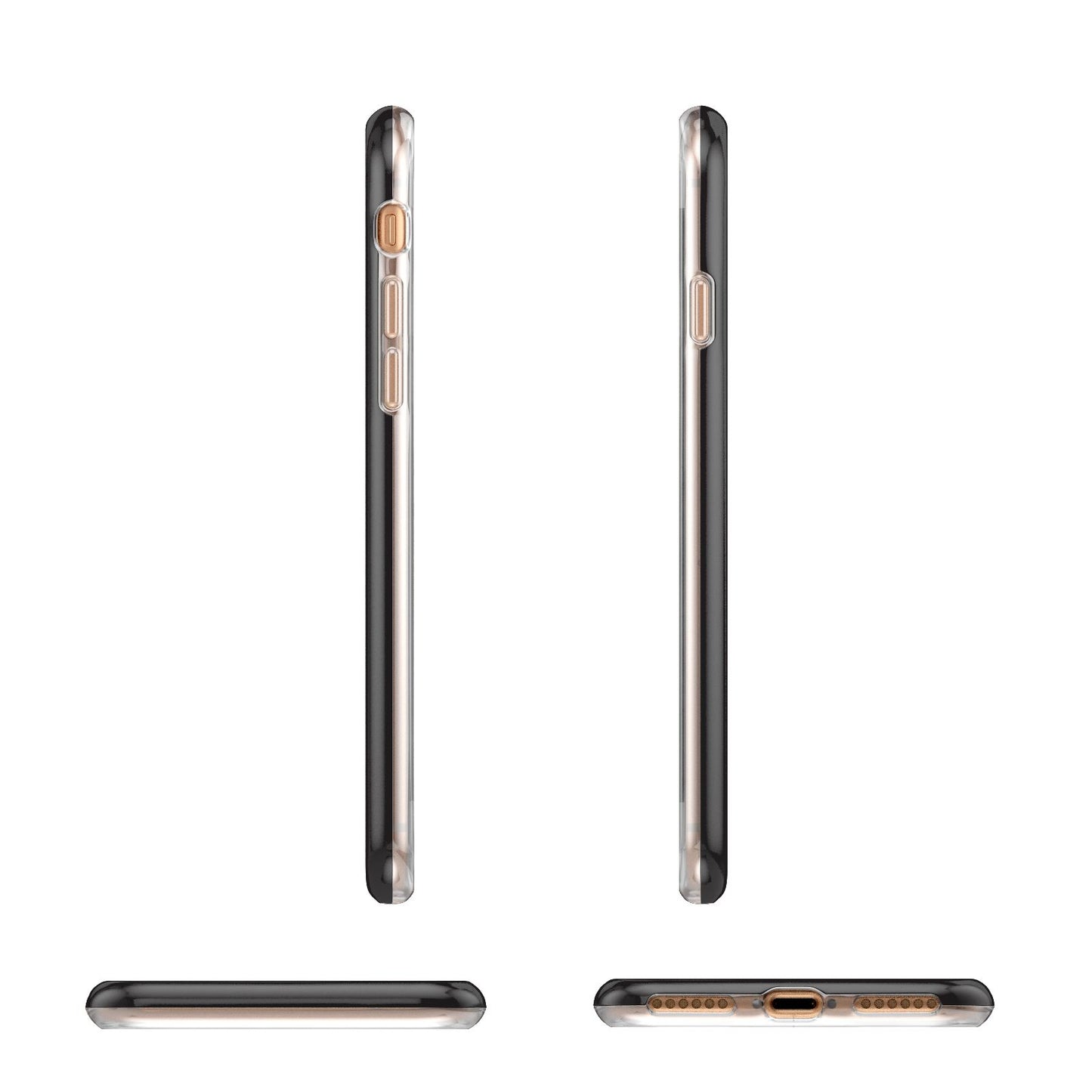 Personalised Mrs Or Mr Bride Apple iPhone 7 8 3D Wrap Tough Case Alternative Image Angles