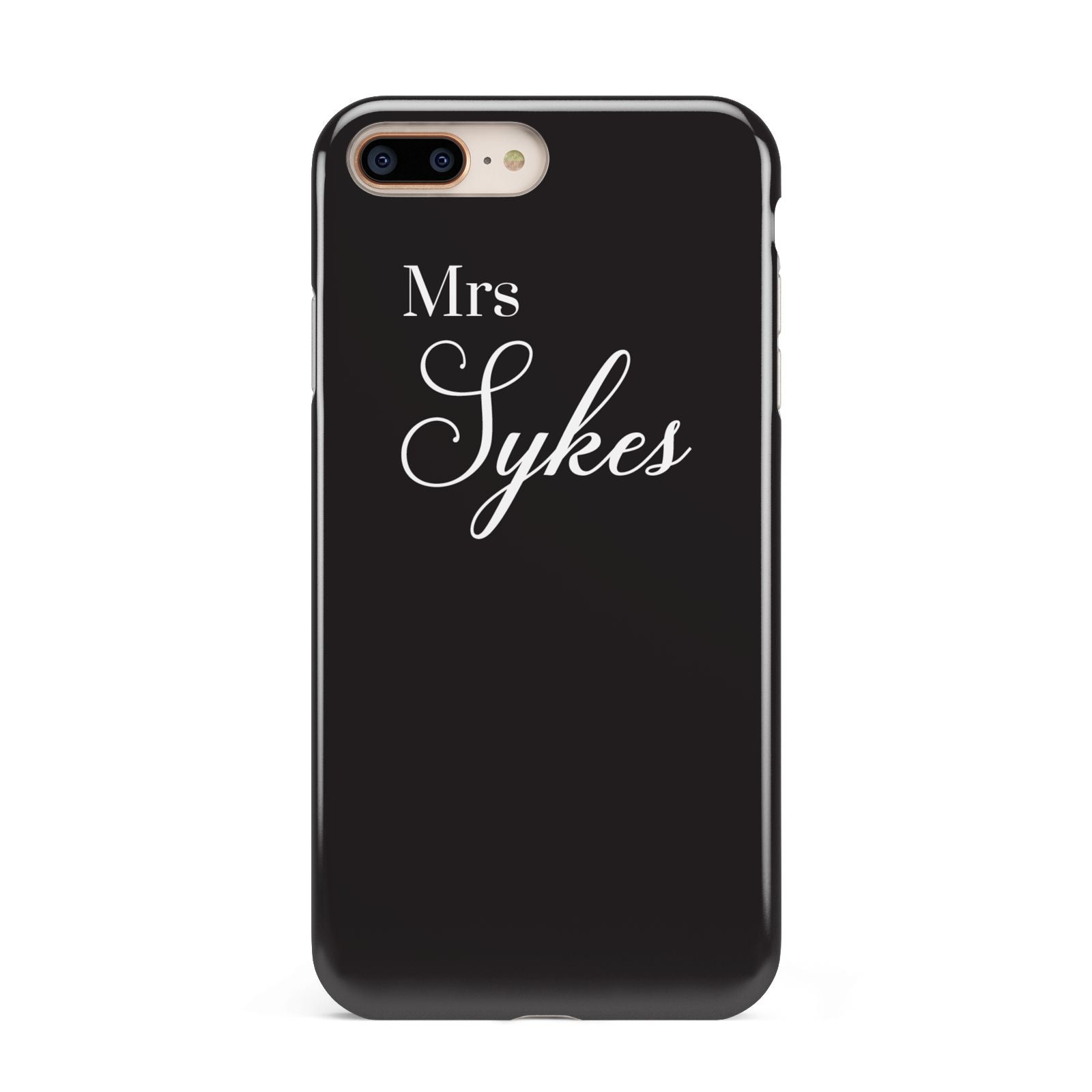 Personalised Mrs Or Mr Bride Apple iPhone 7 8 Plus 3D Tough Case