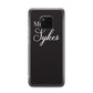 Personalised Mrs Or Mr Bride Huawei Mate 20 Pro Phone Case