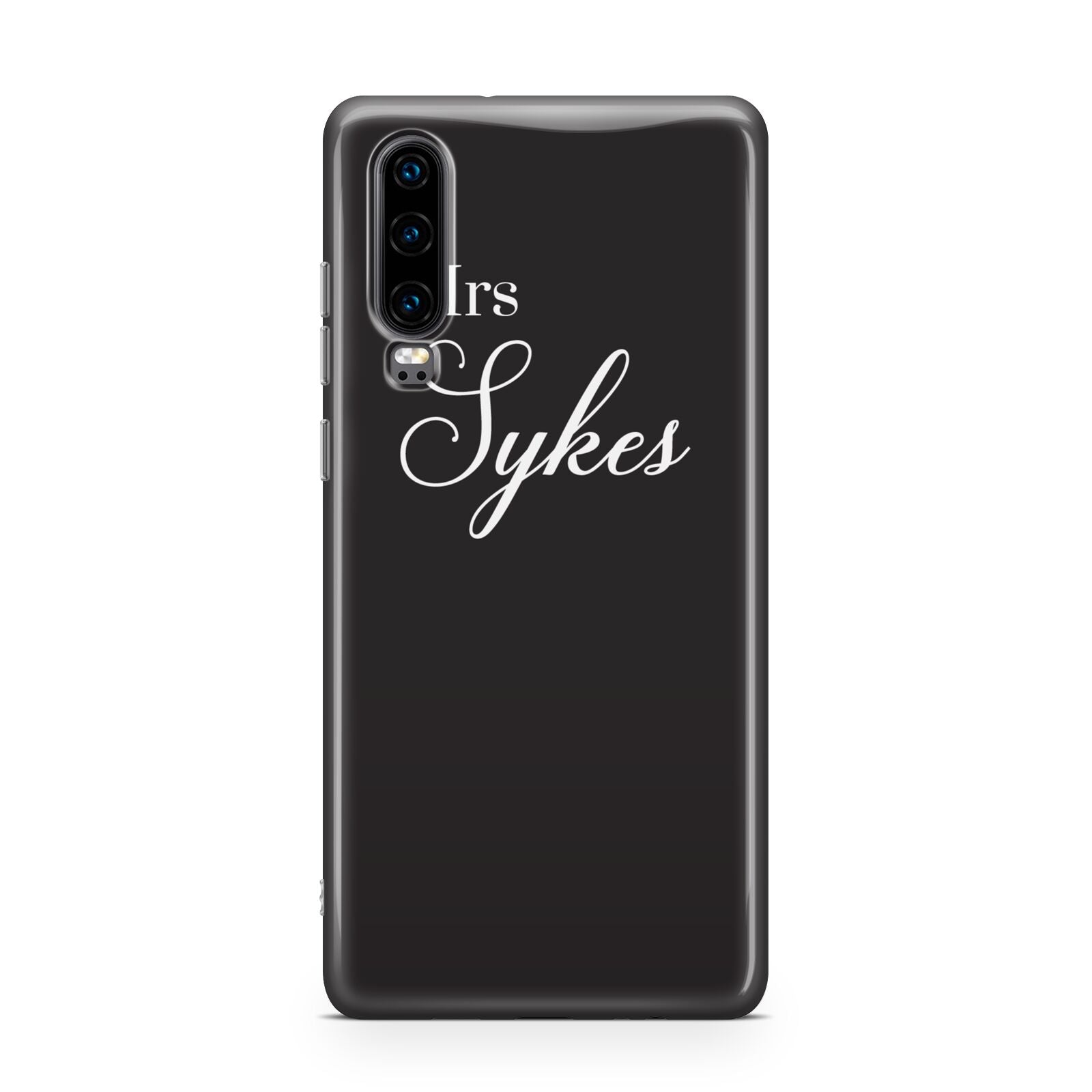 Personalised Mrs Or Mr Bride Huawei P30 Phone Case