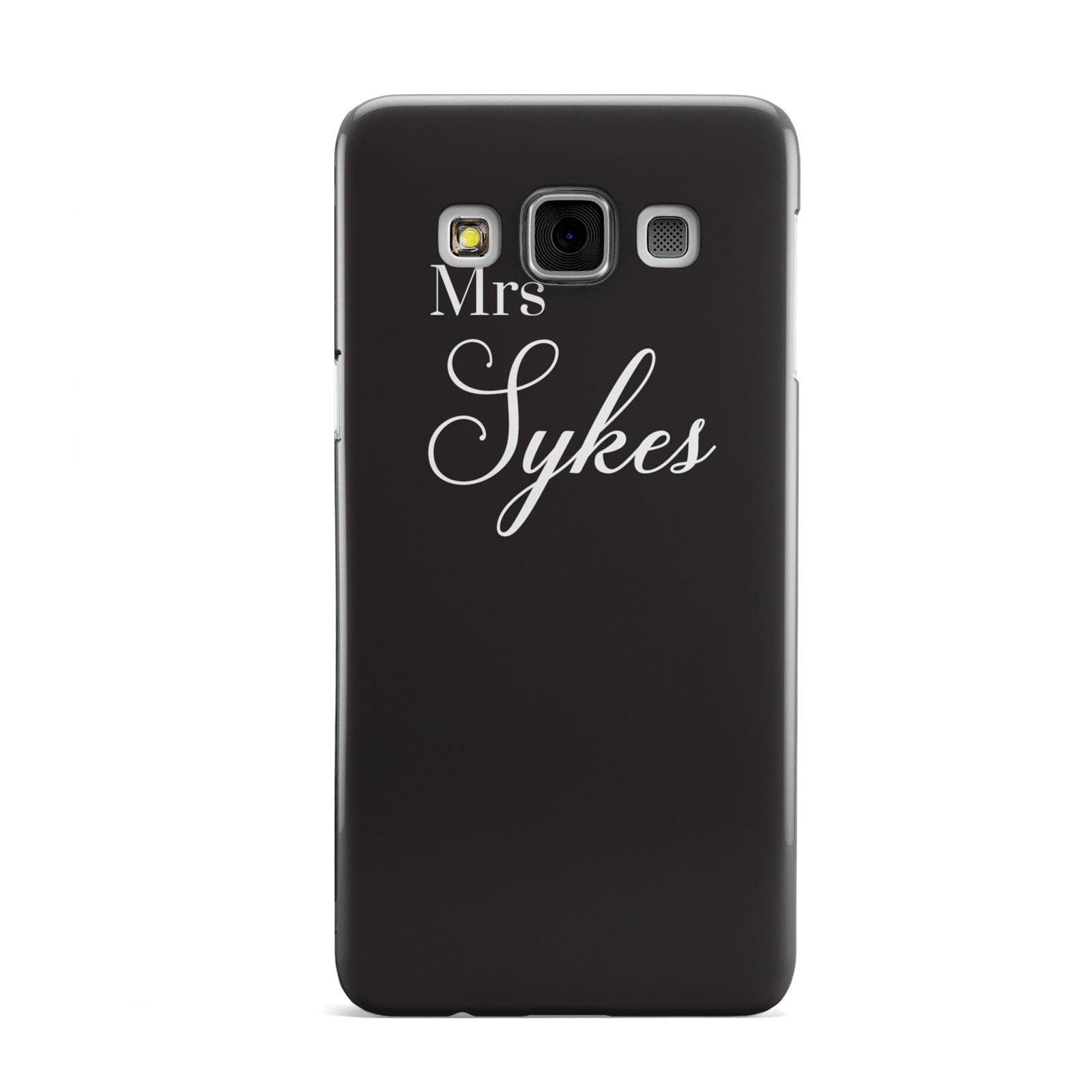 Personalised Mrs Or Mr Bride Samsung Galaxy A3 Case