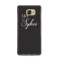 Personalised Mrs Or Mr Bride Samsung Galaxy A5 2016 Case on gold phone