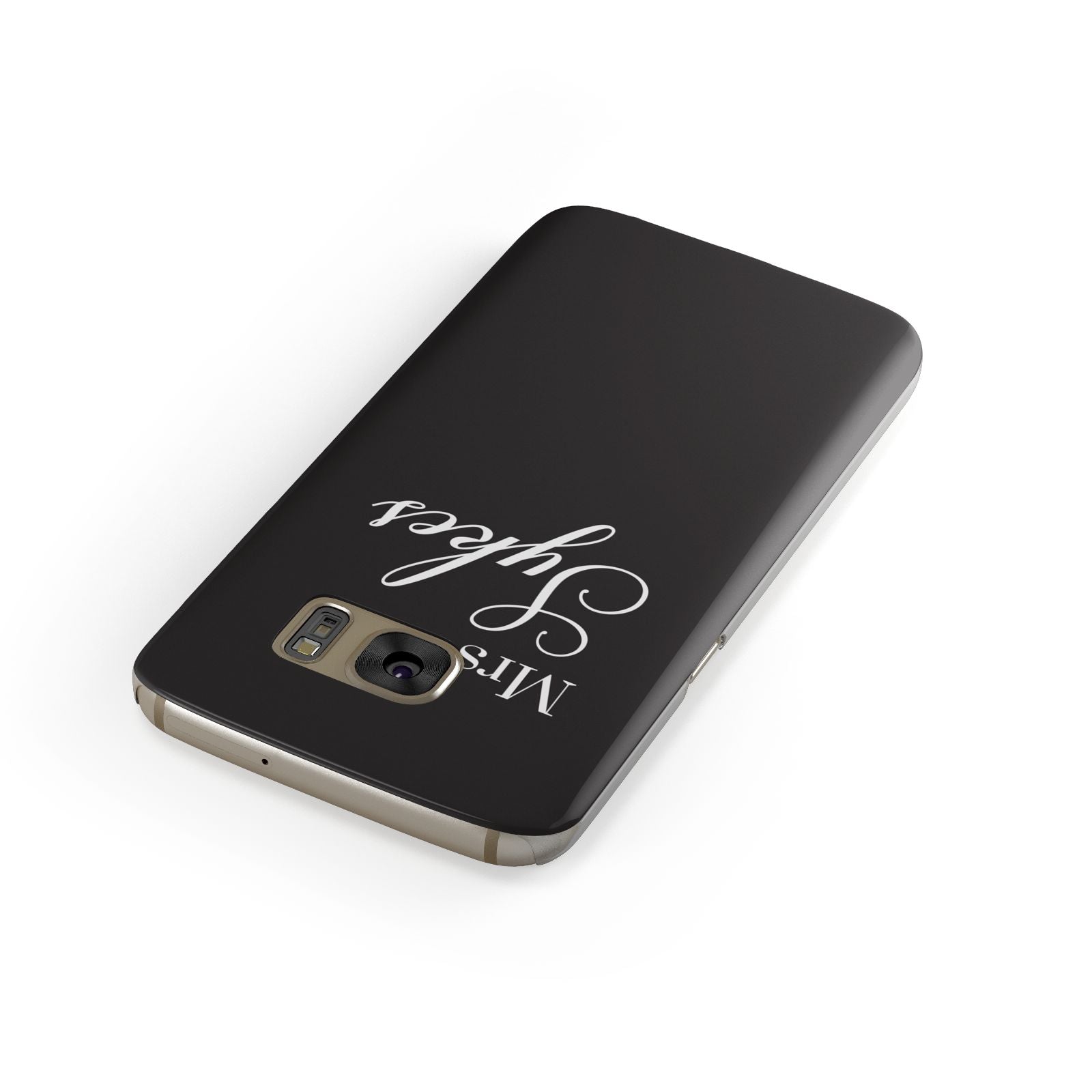 Personalised Mrs Or Mr Bride Samsung Galaxy Case Front Close Up