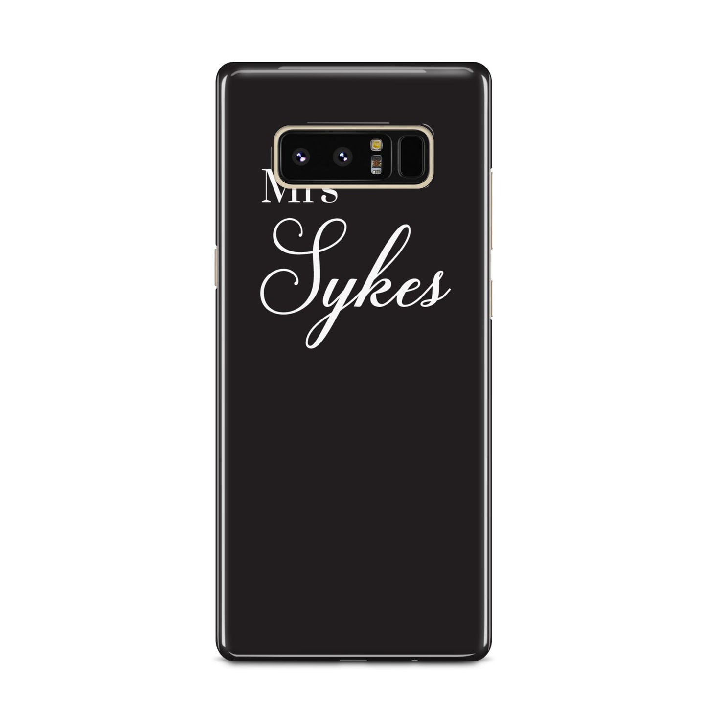 Personalised Mrs Or Mr Bride Samsung Galaxy Note 8 Case