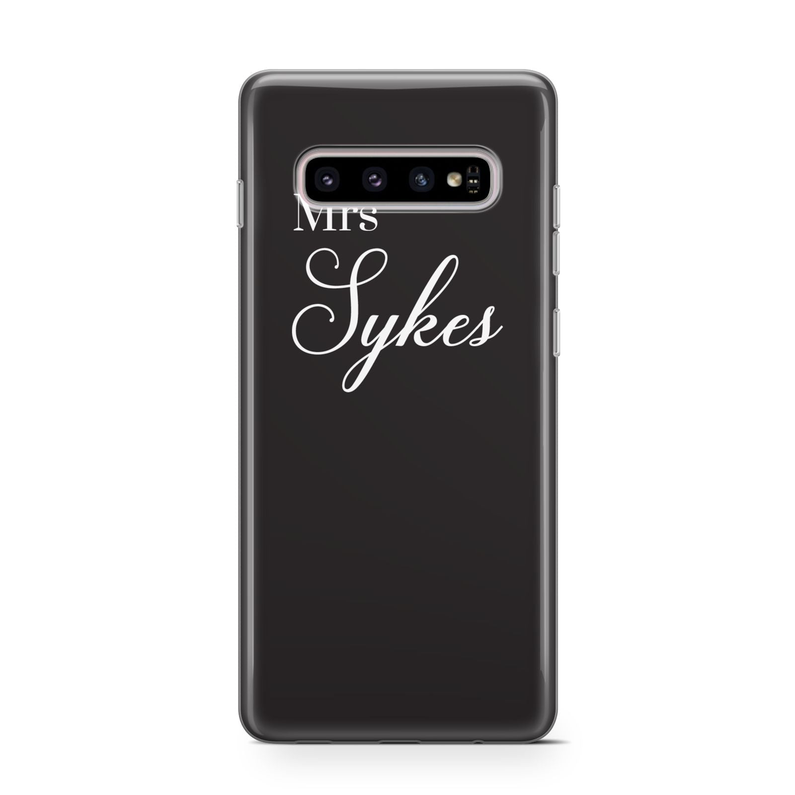 Personalised Mrs Or Mr Bride Samsung Galaxy S10 Case