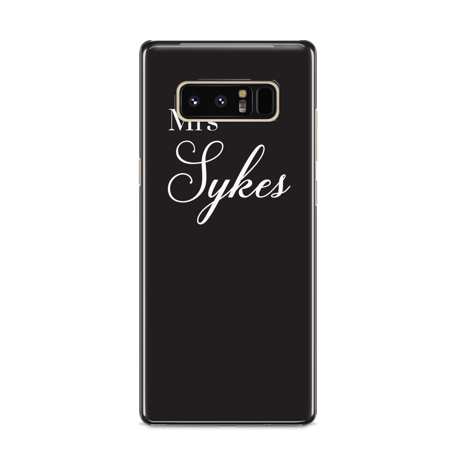 Personalised Mrs Or Mr Bride Samsung Galaxy S8 Case