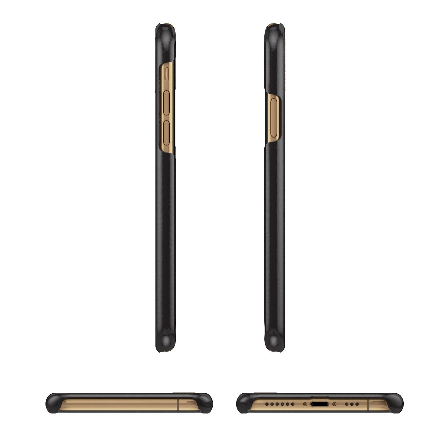 Personalised Mrs Or Mr Bride iPhone 11 3D Snap Case Angle Images