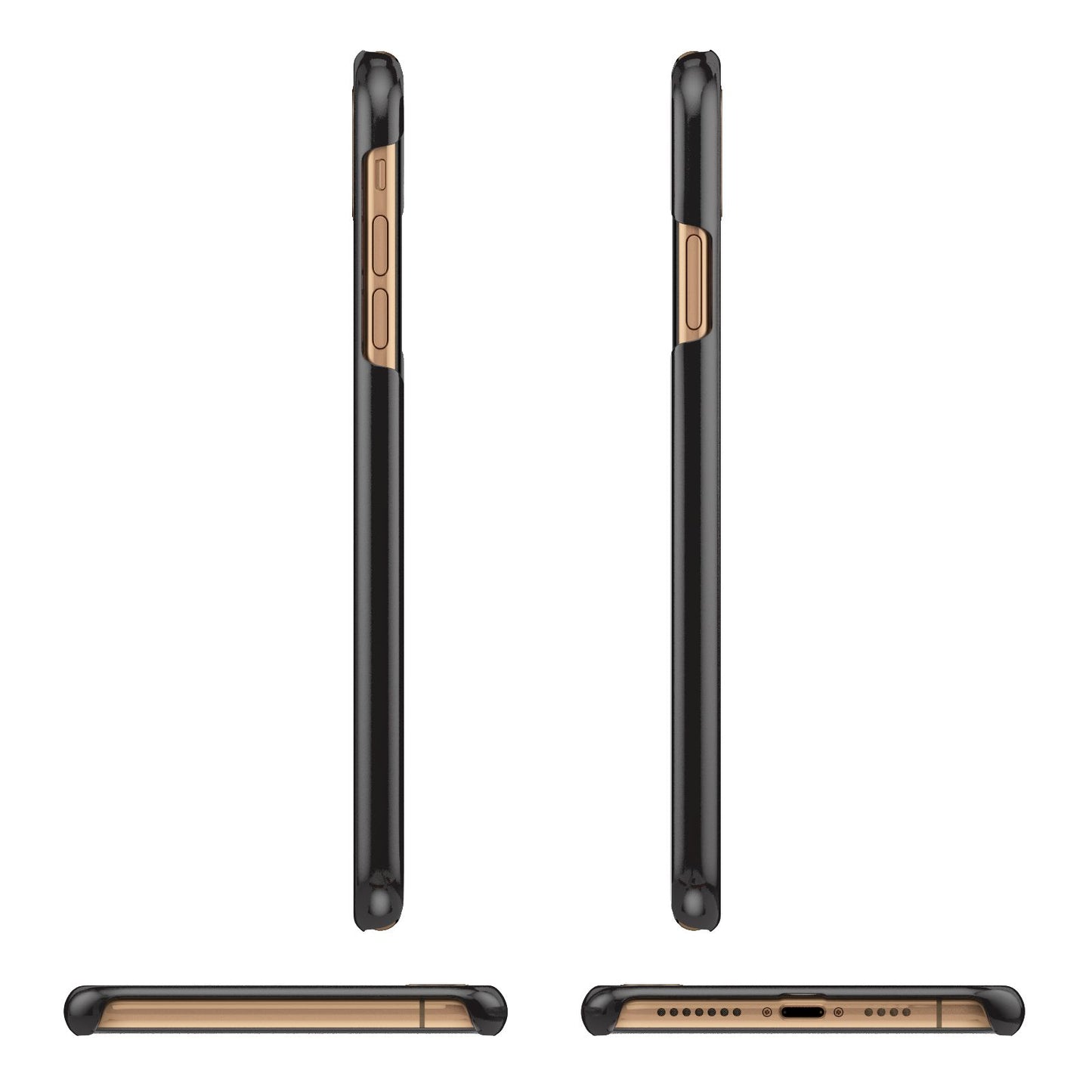 Personalised Mrs Or Mr Bride iPhone 11 Pro Max 3D Snap Case Angle Images