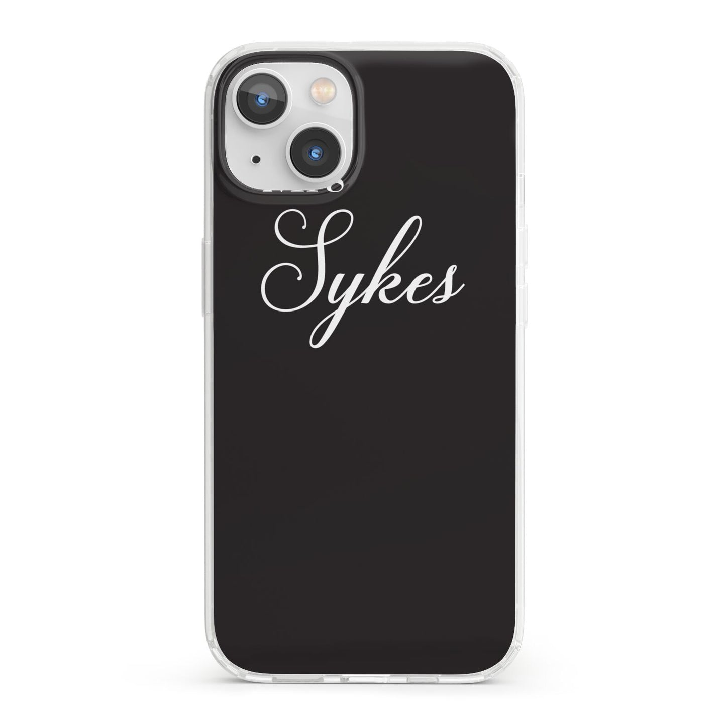Personalised Mrs Or Mr Bride iPhone 13 Clear Bumper Case