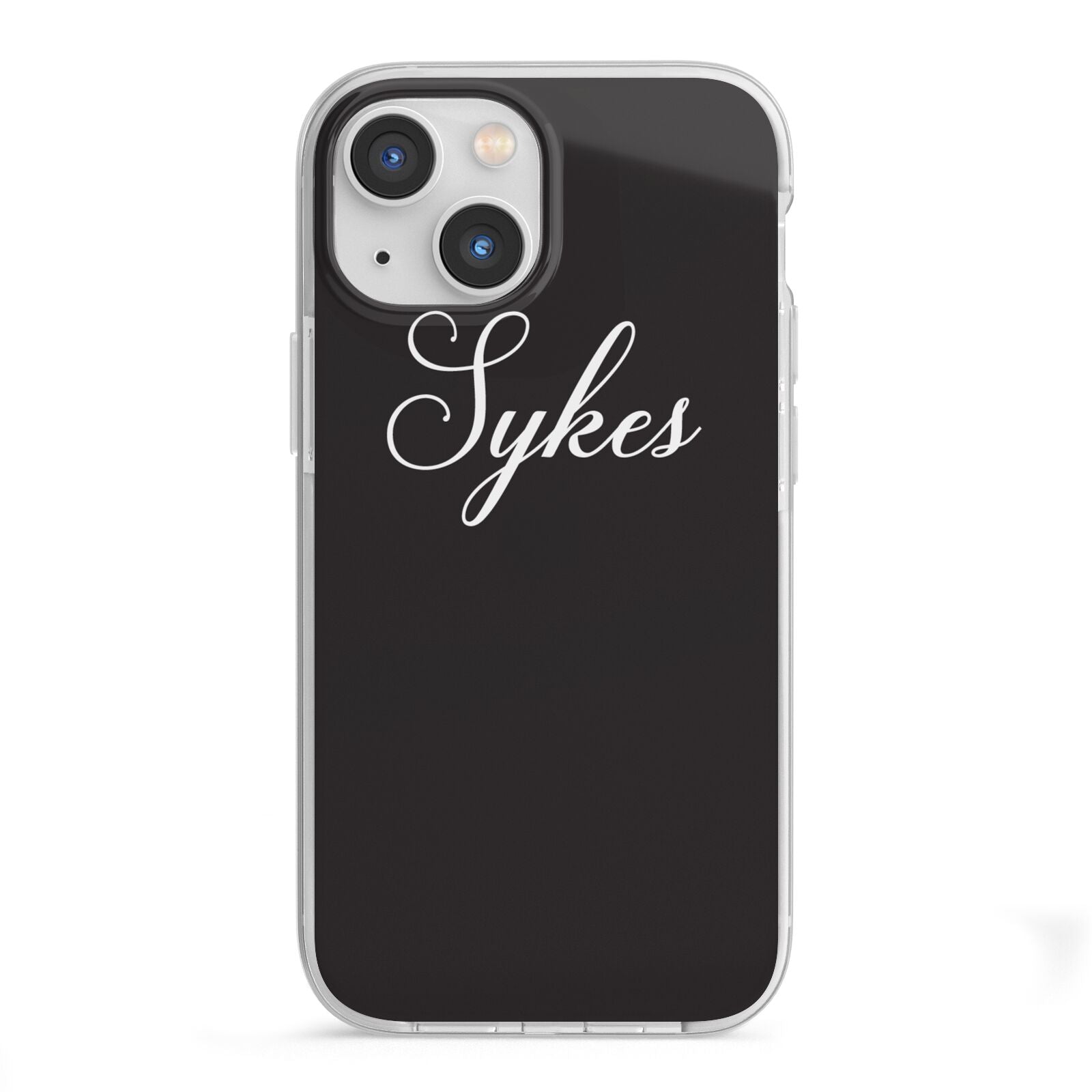 Personalised Mrs Or Mr Bride iPhone 13 Mini TPU Impact Case with White Edges