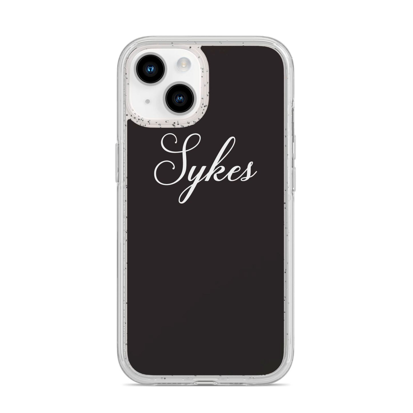 Personalised Mrs Or Mr Bride iPhone 14 Glitter Tough Case Starlight