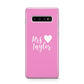Personalised Mrs Protective Samsung Galaxy Case