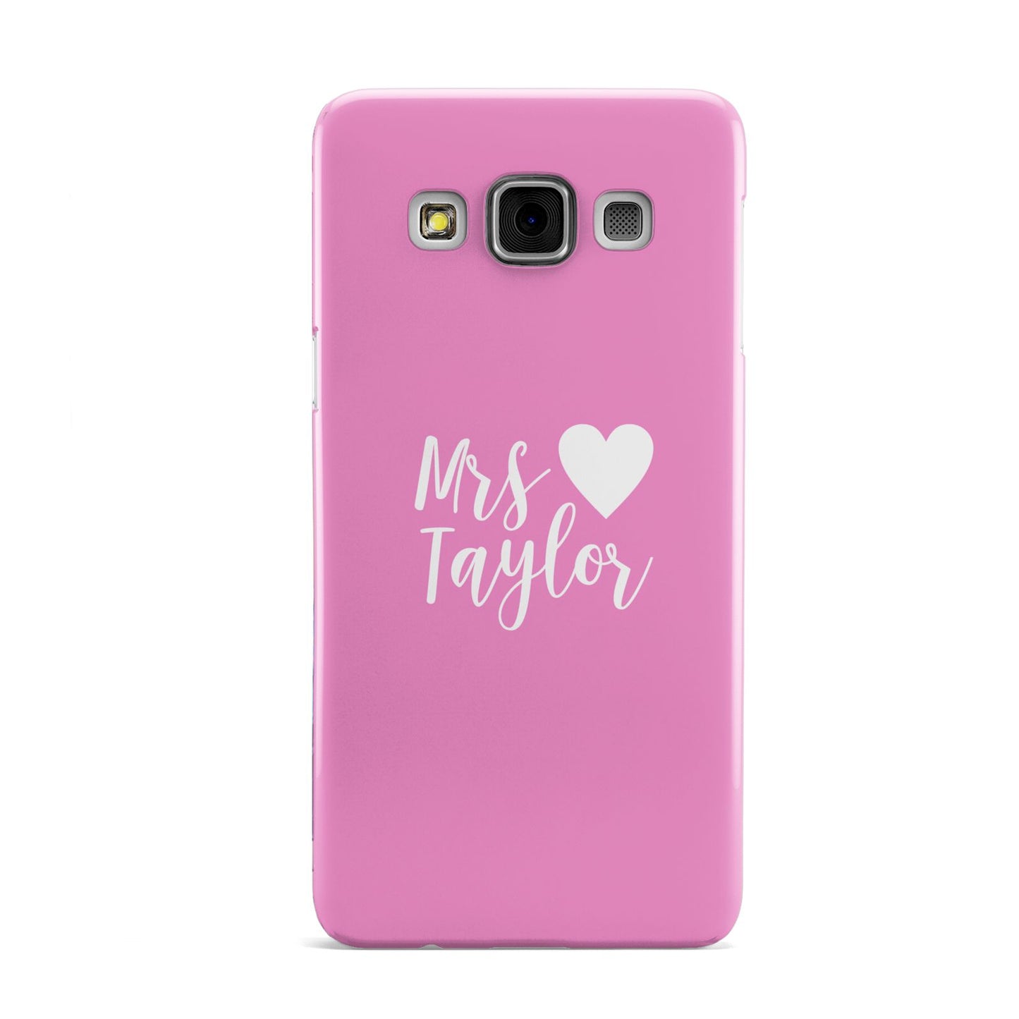 Personalised Mrs Samsung Galaxy A3 Case