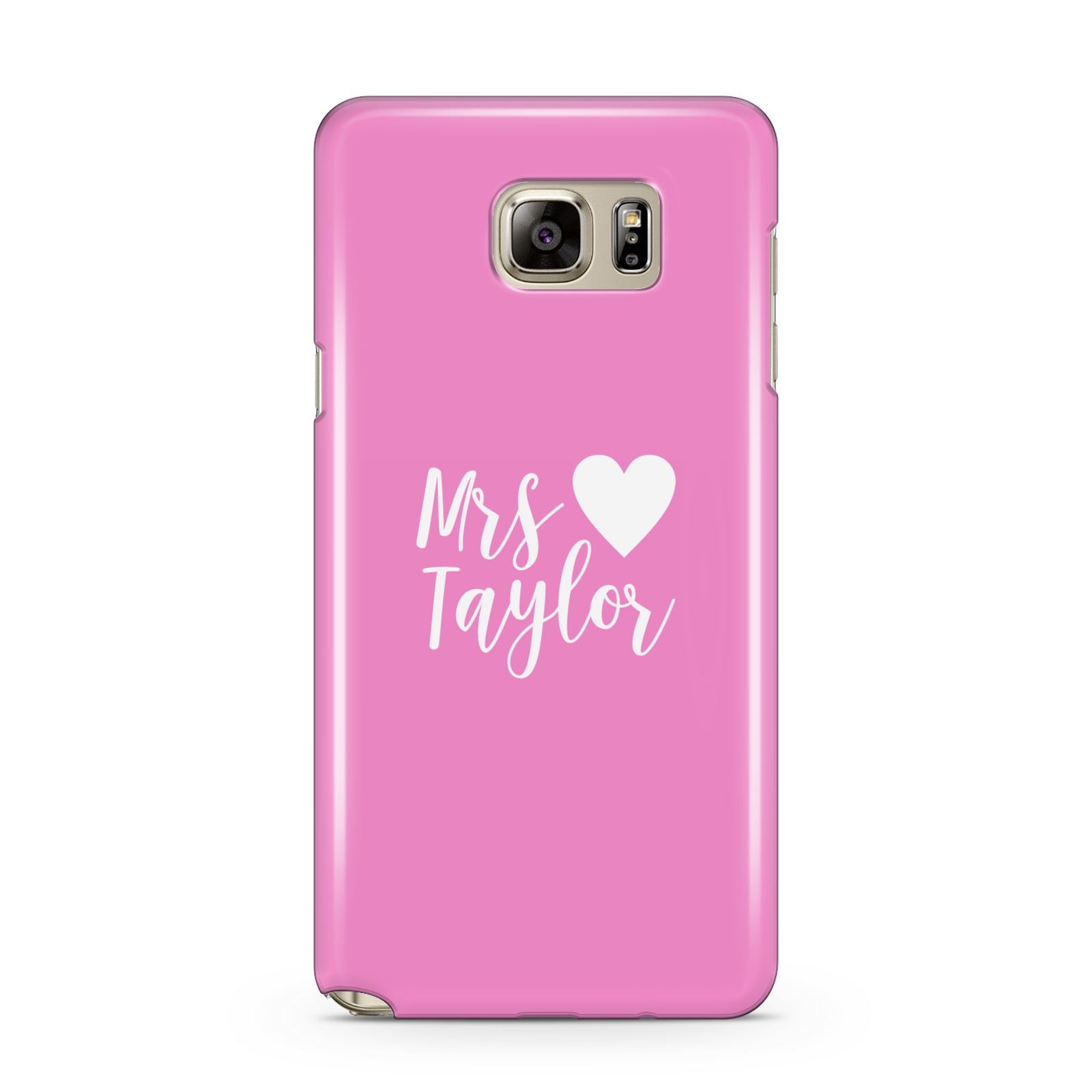 Personalised Mrs Samsung Galaxy Note 5 Case