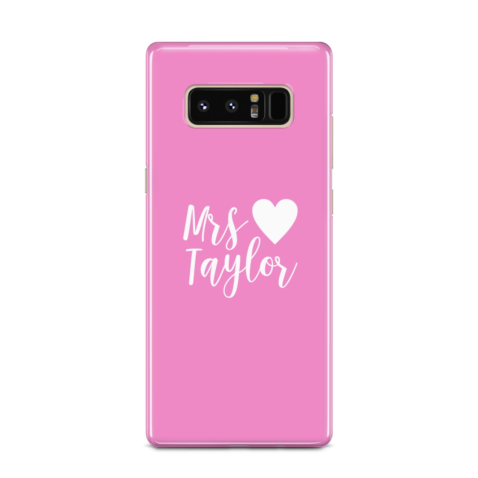 Personalised Mrs Samsung Galaxy Note 8 Case
