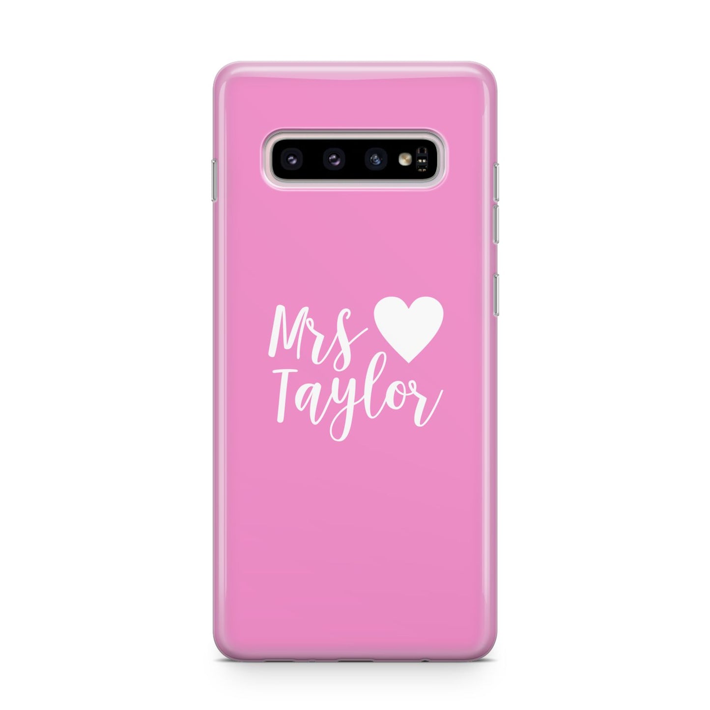 Personalised Mrs Samsung Galaxy S10 Plus Case