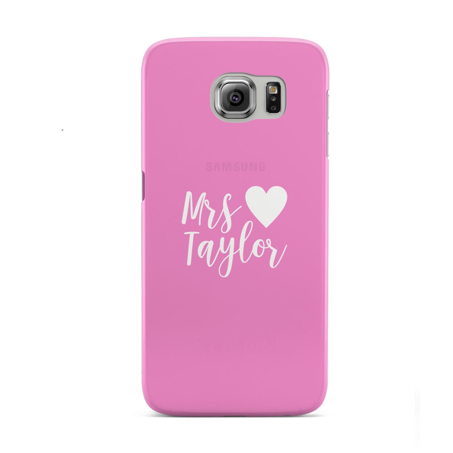 Personalised Mrs Samsung Galaxy S6 Case