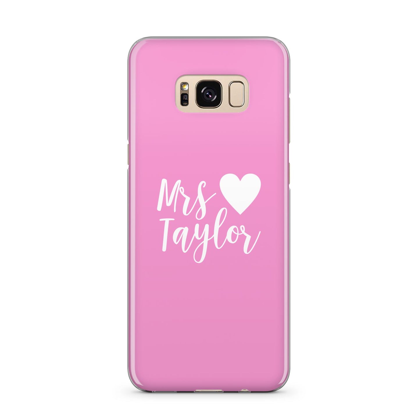 Personalised Mrs Samsung Galaxy S8 Plus Case