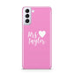Personalised Mrs Samsung S21 Plus Phone Case