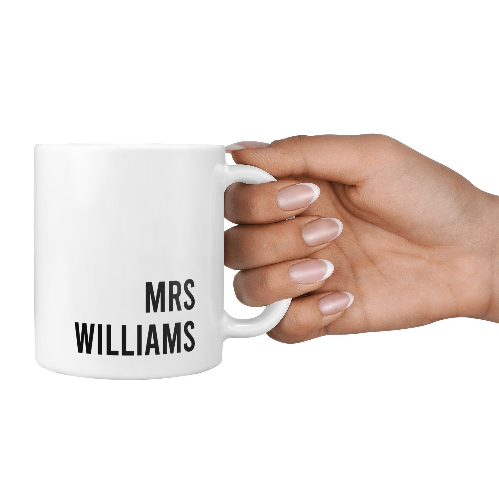 Personalised Mrs Surname 10oz Mug Alternative Image 4