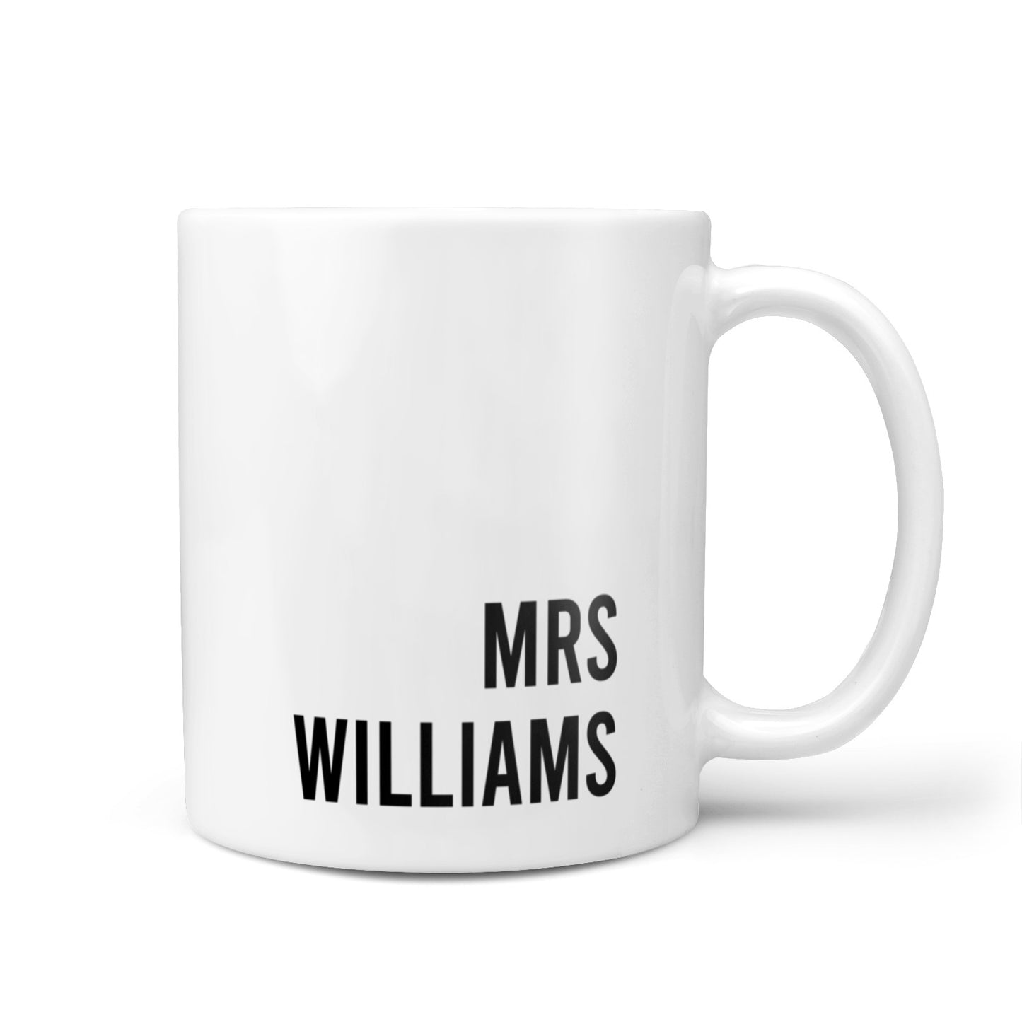 Personalised Mrs Surname 10oz Mug