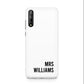 Personalised Mrs Surname Huawei Enjoy 10s Phone Case