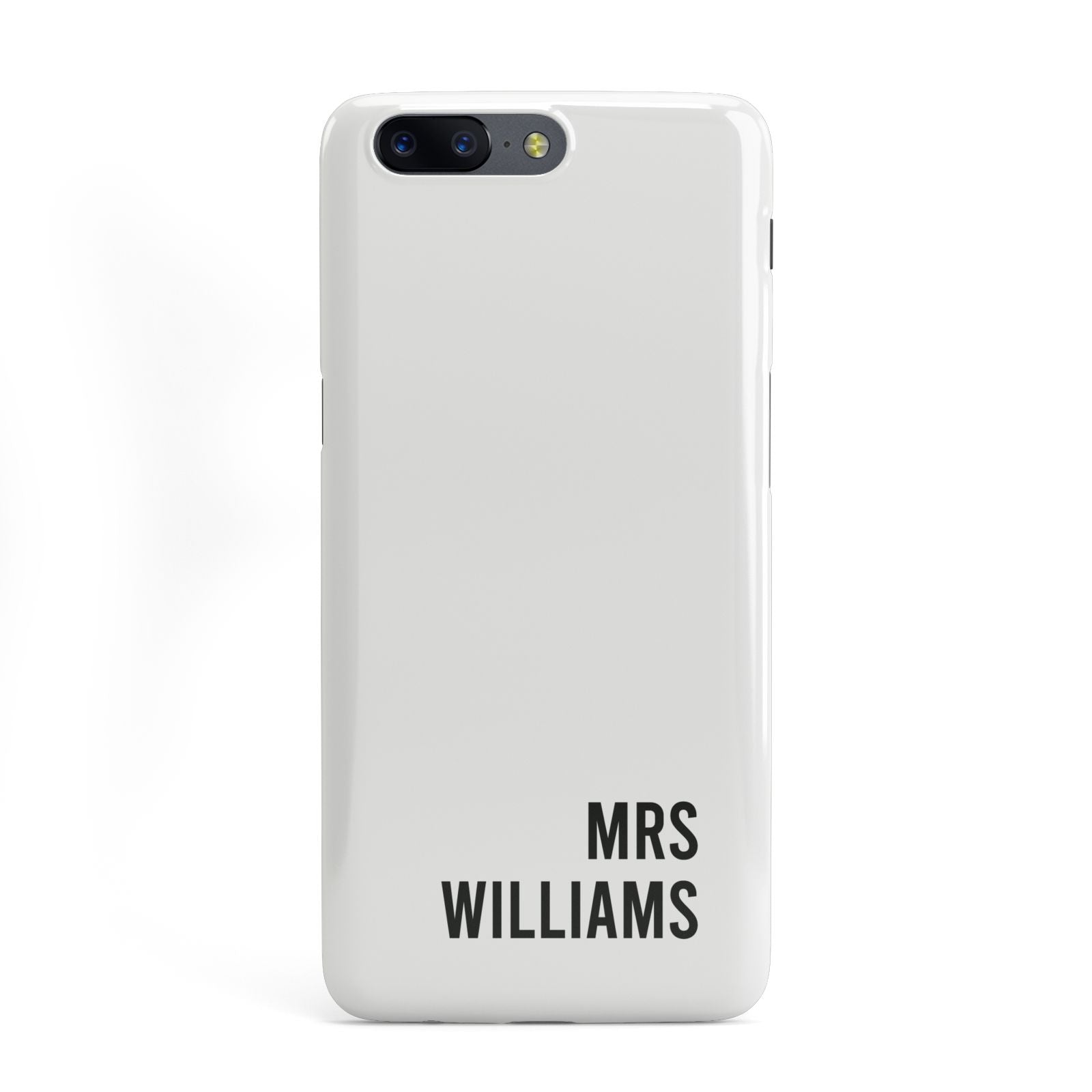 Personalised Mrs Surname OnePlus Case