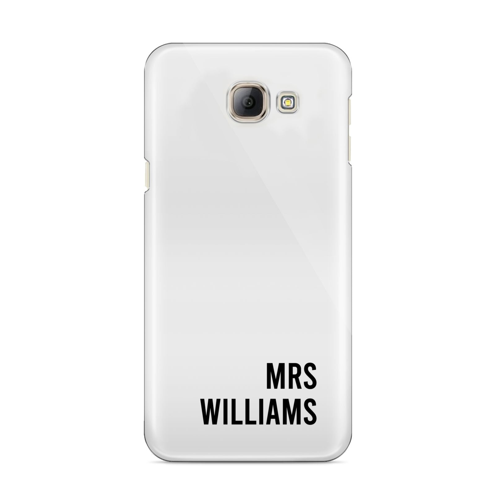 Personalised Mrs Surname Samsung Galaxy A8 2016 Case