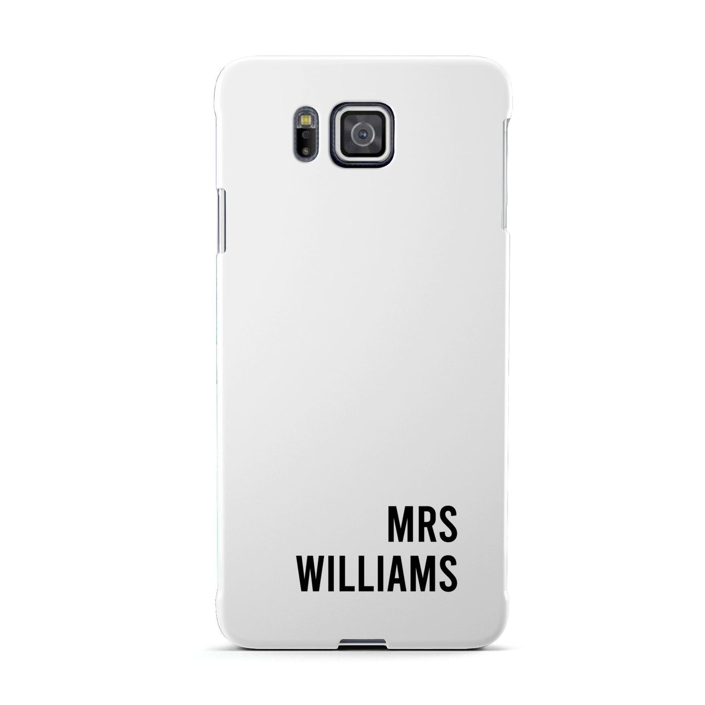 Personalised Mrs Surname Samsung Galaxy Alpha Case