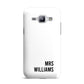 Personalised Mrs Surname Samsung Galaxy J1 2015 Case