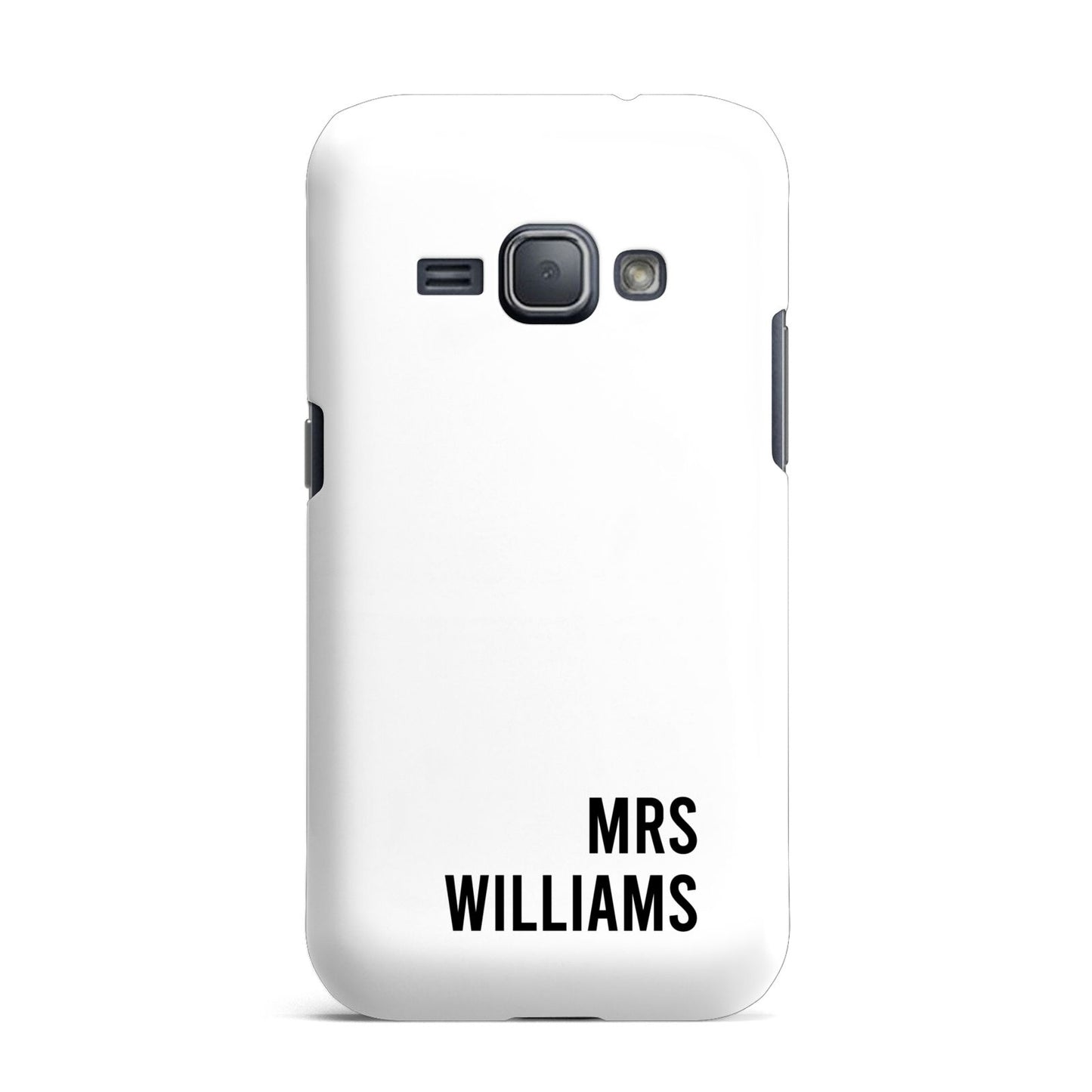 Personalised Mrs Surname Samsung Galaxy J1 2016 Case