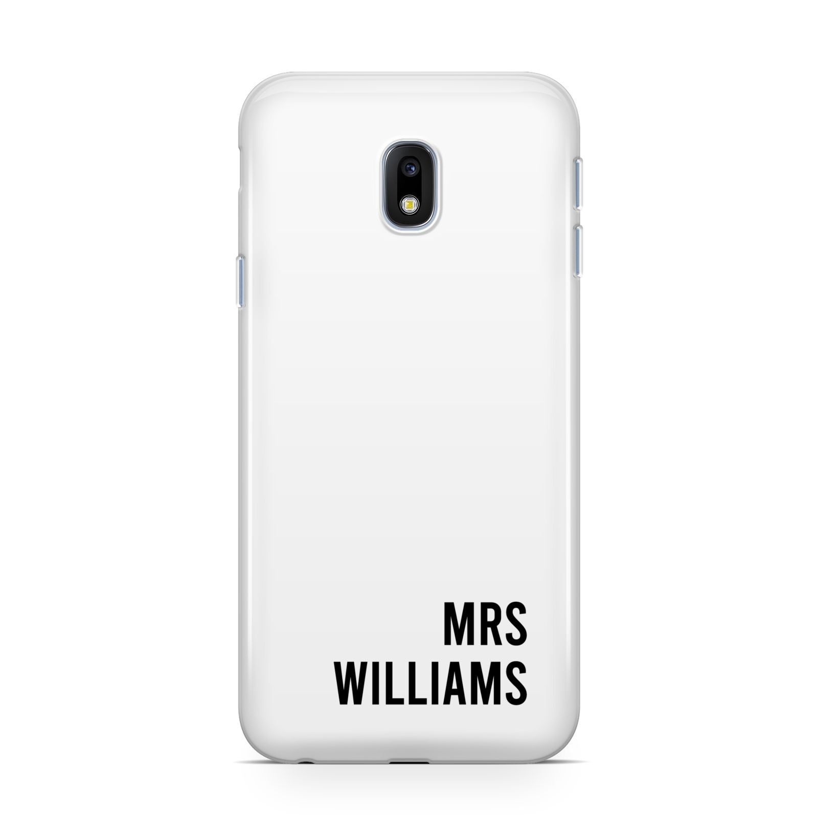 Personalised Mrs Surname Samsung Galaxy J3 2017 Case