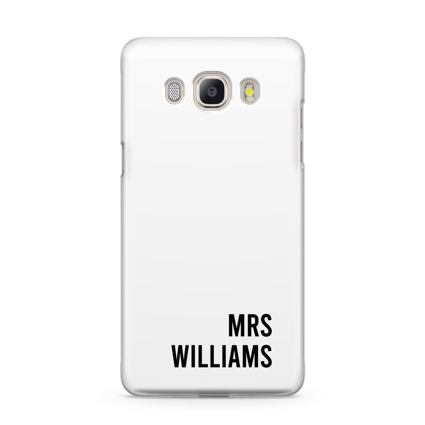 Personalised Mrs Surname Samsung Galaxy J5 2016 Case