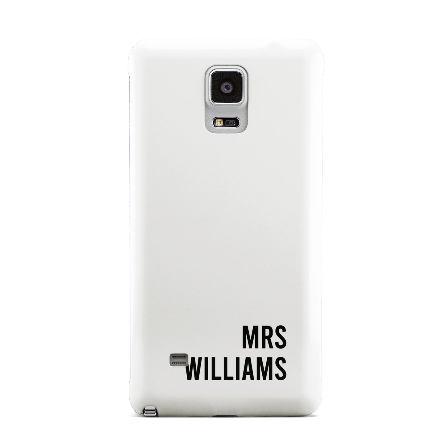 Personalised Mrs Surname Samsung Galaxy Note 4 Case