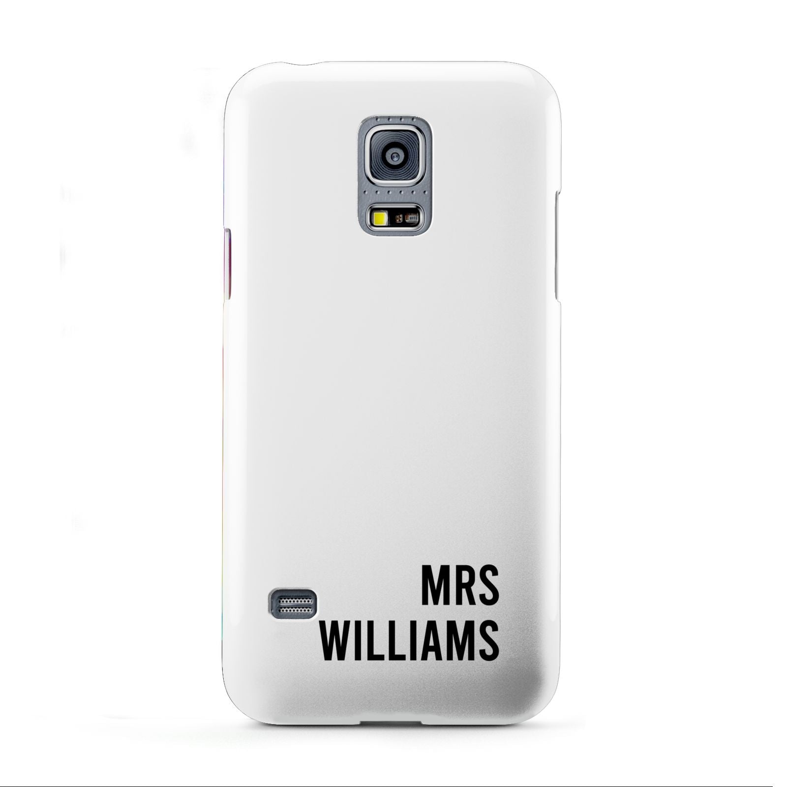 Personalised Mrs Surname Samsung Galaxy S5 Mini Case