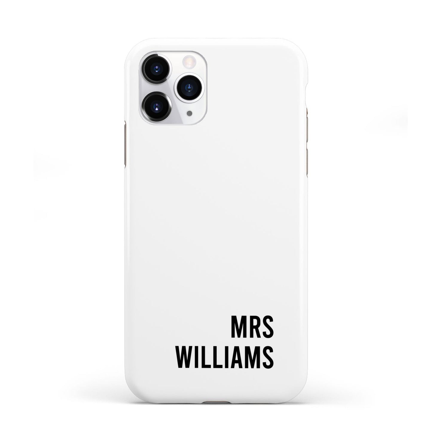Personalised Mrs Surname iPhone 11 Pro 3D Tough Case