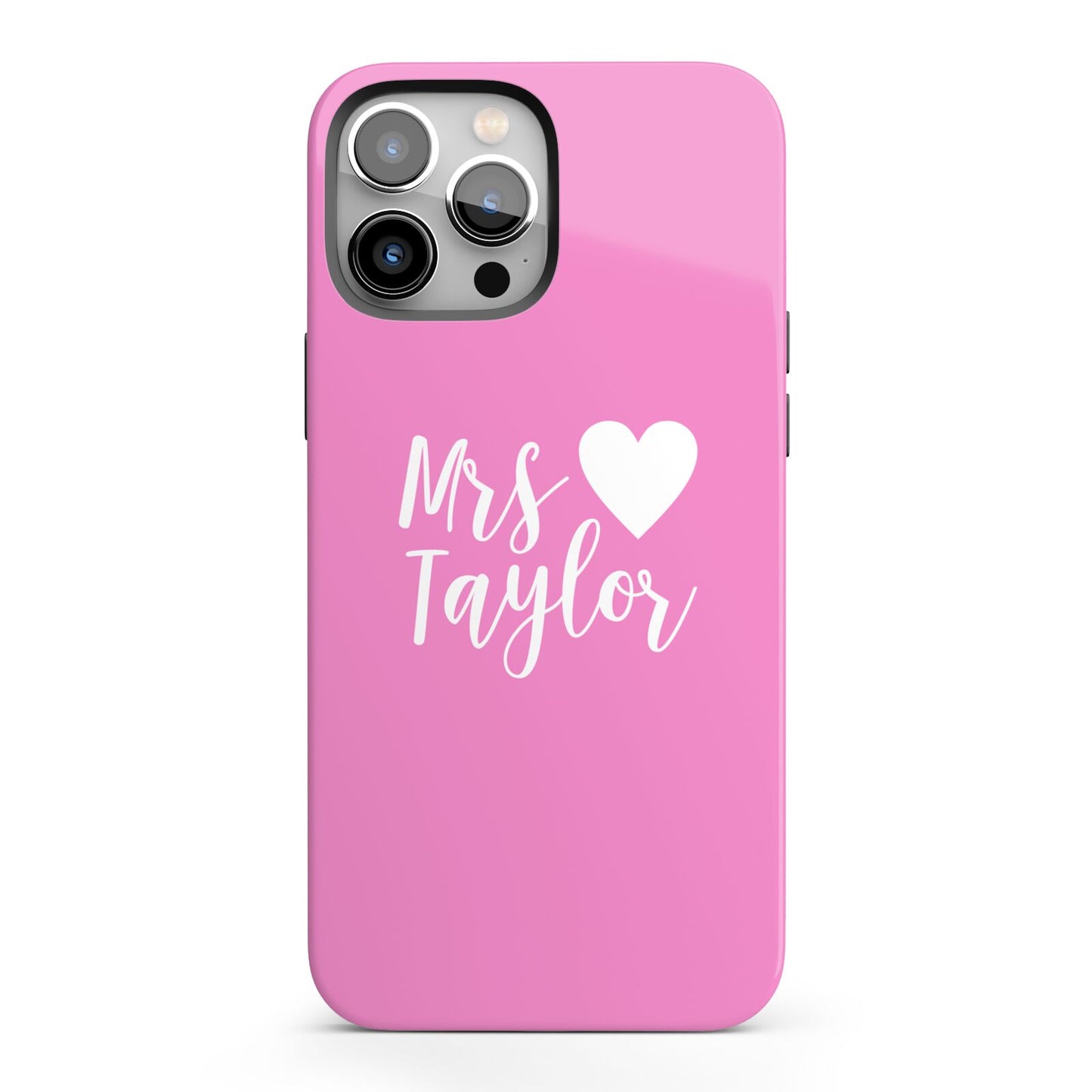 Personalised Mrs iPhone 13 Pro Max Full Wrap 3D Tough Case