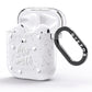 Personalised Mrs with Hearts AirPods Glitter Case Side Image